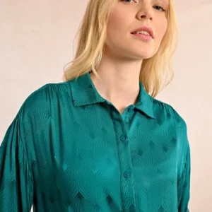 MOLLY BRACKEN SATIN BLOUSE
