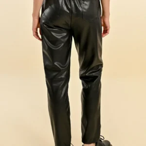 MOLLY BRACKEN FAUX LEATHER PANTS