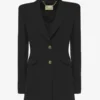 Alma Sanchez Jacket with buttons metallic