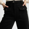 MORGAN SPRING Wide leg jeans black women