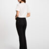 MORGAN SPRING Buttoned bootcut trousers black women