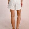 MOLLY BRACKEN SS 25 English embroidery shorts