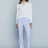 RELISH SPRING - SUMMER NEW SEGOVIA SHIRT WITH SHOULDER GOLD AND SATIN DETAILS