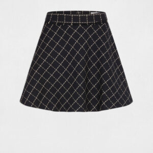 Short skater skirt black women-Morgan De Toi