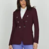 BELSA_LONG μακρυμάνικο σταυρωτό σακάκι με κουμπιά- Relish Clothing