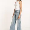 Sinasta Γυναικείο Τζιν Wide-Leg Παντελόνι